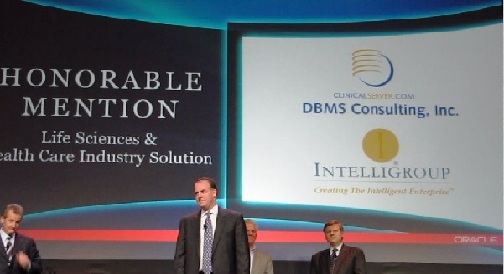 <p>(From Right to Left:)</p>
      
      <b>Ted Bereswill</b> - Senior Vice President of North America Alliances and Channels
      <br/>
      <b>Jeff Henley</b> - Oracle Chairman of the Board and Chief Financial Officer
      <br/>
      <b>Tyler Prince</b> - Group Vice President of Applications Alliances and Channels
      <br/>
      <b>John Gray</b> - Group Vice President of NAS Technology Alliances and Channels